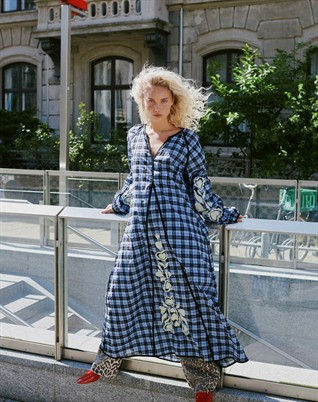 Fran Kjole - Blue Checks